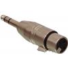 ADATTATORE XLR-3FJPS  XLR 3p (F) a JACK 6.35mm STEREO MASCHIO